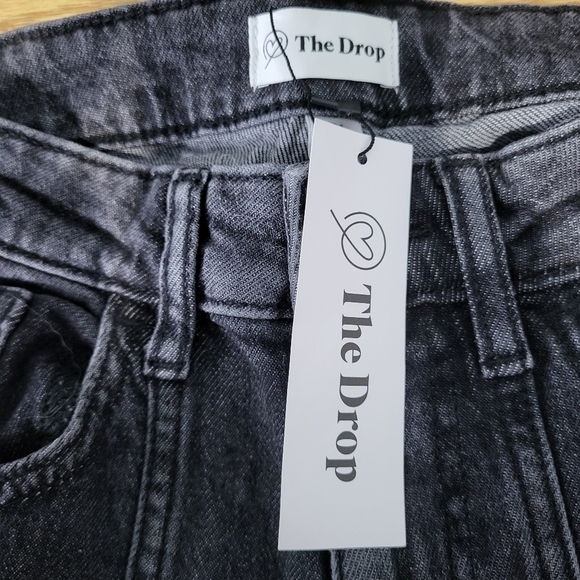 The Drop Frida Jeans Relaxed Carbon Wash Size 24" - Picture 6 of 10